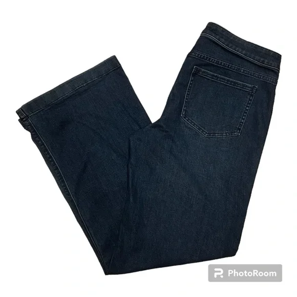 J. Jill Patch Pocket Wide Leg Jeans - Picture 2 of 6